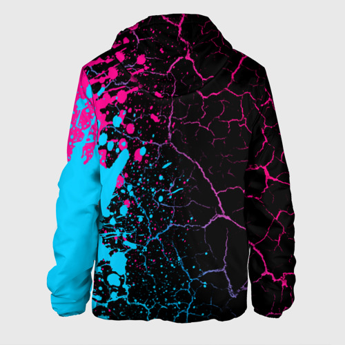 Мужская куртка 3D Three Days Grace - neon gradient: по-вертикали, цвет 3D печать - фото 2