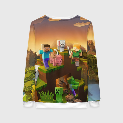 Женский свитшот 3D Давид Minecraft, цвет 3D печать - фото 2
