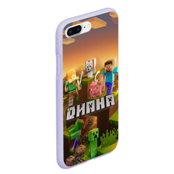 Чехол для iPhone 7Plus/8 Plus матовый Диана Minecraft - фото 2