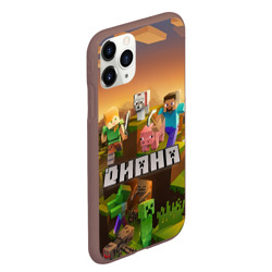 Чехол для iPhone 11 Pro Max матовый Диана Minecraft - фото 2