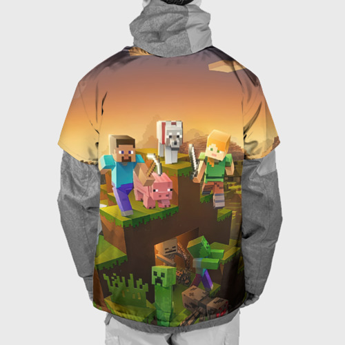 Накидка на куртку 3D Ева Minecraft, цвет 3D печать - фото 2