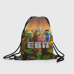 Рюкзак-мешок 3D Ева Minecraft