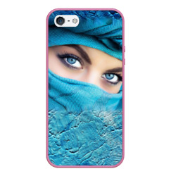 Чехол для iPhone 5/5S матовый Синеглазая девушка в хиджабе