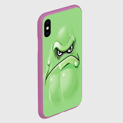 Чехол для iPhone XS Max матовый Plants vs Zombies - Кабачок - фото 2