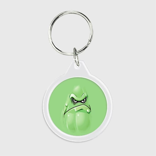 Брелок круглый Plants vs Zombies - Кабачок