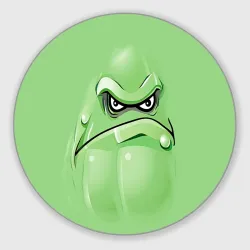 Круглый коврик для мышки Plants vs Zombies - Кабачок
