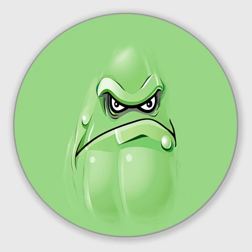 Круглый коврик для мышки Plants vs Zombies - Кабачок