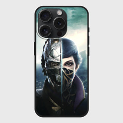 Чехол силиконовый для Apple iPhone 15 Pro Мax матовый Dishonored - Эмили Колдуин