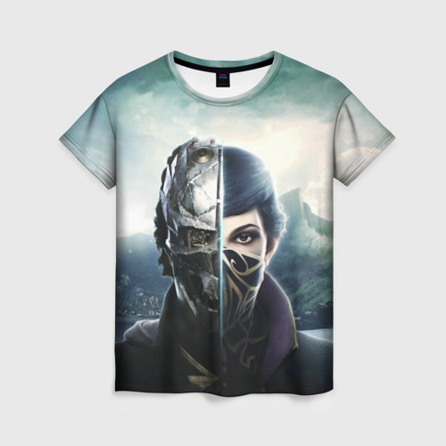 Женская футболка 3D Dishonored - Эмили Колдуин, цвет 3D печать