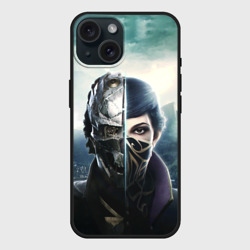 Чехол силиконовый для Apple iPhone 15 матовый Dishonored - Эмили Колдуин