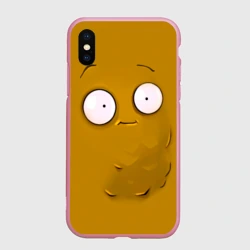 Чехол для iPhone XS Max матовый Plants vs Zombies Орешек
