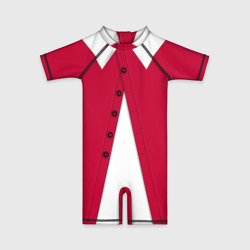 Детский купальный костюм 3D Новогодний костюм Буратино Красная курточка 