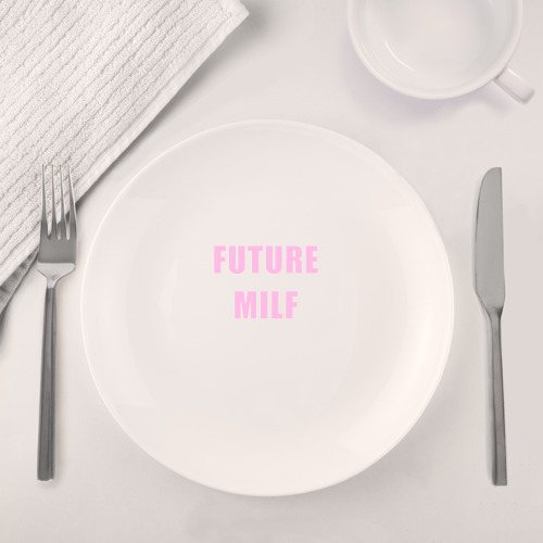 Набор: тарелка + кружка Future MILF - фото 4