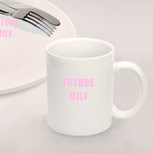 Набор: тарелка + кружка Future MILF - фото 2