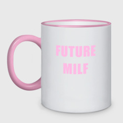 Кружка двухцветная Future MILF