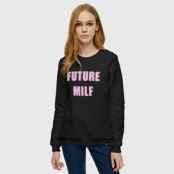 Женский свитшот хлопок Future MILF - фото 2