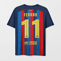Мужская футболка 3D Ферран Торрес Барселона форма 2022-2023