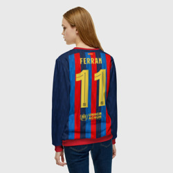 Женский свитшот 3D Ферран Торрес Барселона форма 2022-2023 - фото 2