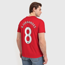 Мужская футболка 3D Бруно Фернандеш Манчестер Юнайтед форма 2022-2023 - фото 2