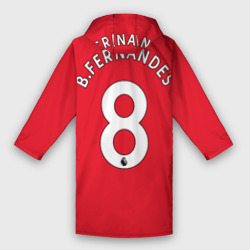 Женский дождевик 3D Бруно Фернандеш Манчестер Юнайтед форма 2022-2023