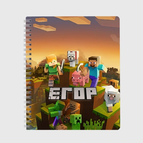 Тетрадь Егор Minecraft
