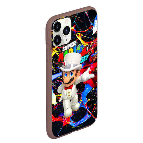 Чехол для iPhone 11 Pro Max матовый Super Mario Odyssey - Nintendo - видеоигра, цвет коричневый - фото 3