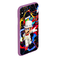 Чехол для iPhone XS Max матовый Super Mario Odyssey - Nintendo - видеоигра - фото 2