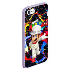 Чехол для iPhone 5/5S матовый Super Mario Odyssey - Nintendo - видеоигра - фото 2