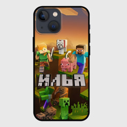 Чехол для iPhone 13 mini Илья Minecraft