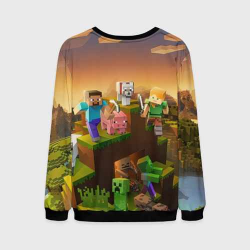 Мужской свитшот 3D Константин Minecraft, цвет черный - фото 2