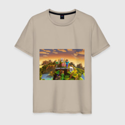 Мужская футболка хлопок Константин Minecraft