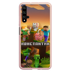 Чехол для Honor 20 Константин Minecraft