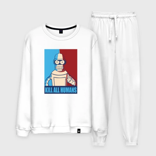 Мужской костюм хлопок Bender Futurama