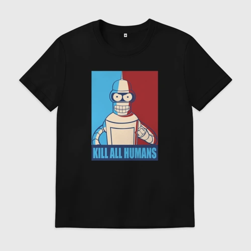 Мужская футболка хлопок Bender Futurama