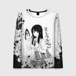 Женский лонгслив 3D Красотка Мико арт