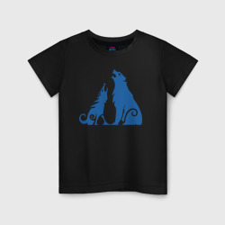 Детская футболка хлопок Атрей волк и Кратос медведь gow ragnarok