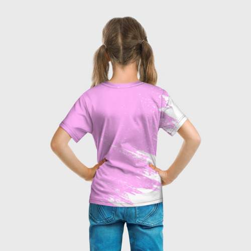 Детская футболка 3D Соня кошечка с сердечком, цвет 3D печать - фото 6