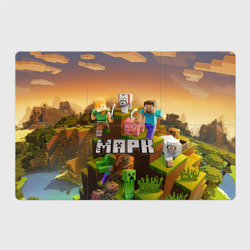 Магнитный плакат 3Х2 Марк Minecraft