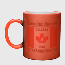 Кружка хамелеон Федерация хоккея Канады - фото 2