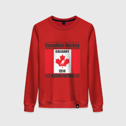 Женский свитшот хлопок Федерация хоккея Канады
