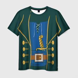 Мужская футболка 3D Костюм Доктора Ливси - Остров Сокровищ