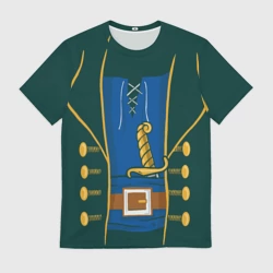 Мужская футболка 3D Костюм Доктора Ливси - Остров Сокровищ