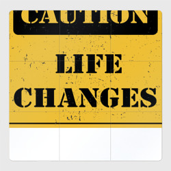 Магнитный плакат 3Х3 Life changes