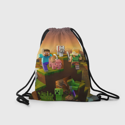 Рюкзак-мешок 3D Никита Minecraft - фото 2