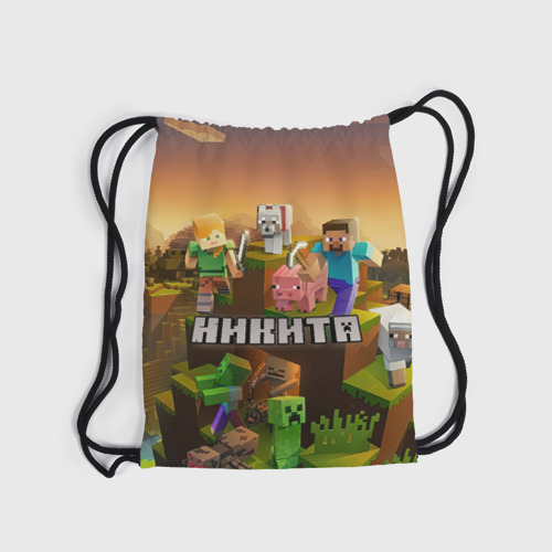 Рюкзак-мешок 3D Никита Minecraft - фото 6