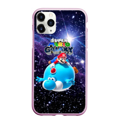 Чехол для iPhone 11 Pro Max матовый Super Mario galaxy - nintendo