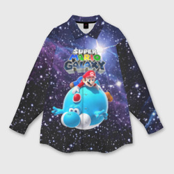 Мужская рубашка oversize 3D Super Mario galaxy - nintendo