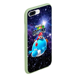 Чехол для iPhone 7Plus/8 Plus матовый Super Mario galaxy - nintendo - фото 2