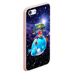 Чехол для iPhone 5/5S матовый Super Mario galaxy - nintendo - фото 2