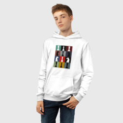 Детская толстовка хлопок Шахматные фигуры на цветном фоне - фото 2